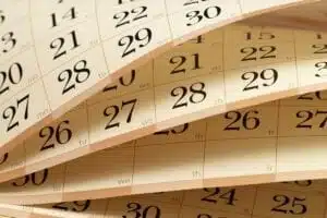 Staycation retreat calendar