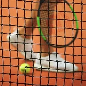tennis player on the court