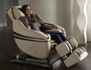 Massage chair feeling good