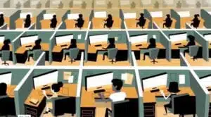 Massage chairs in the workplace