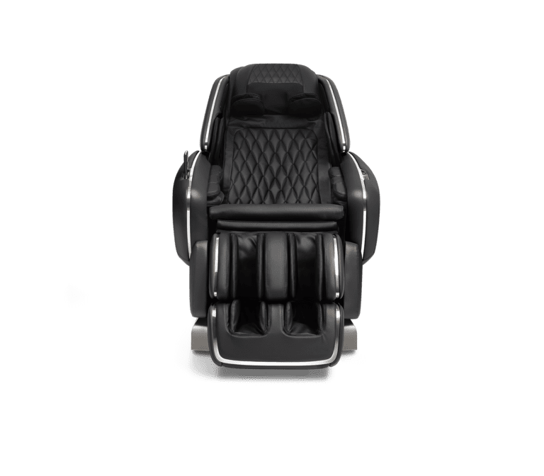OHCO M.8 Massage Chair - Black - Front Upright